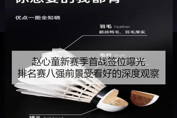 赵心童新赛季首战签位曝光 排名赛八强前景受看好的深度观察